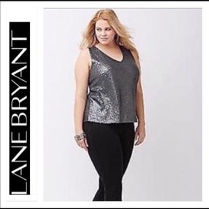 Lane Bryant Sequin Top 18/20